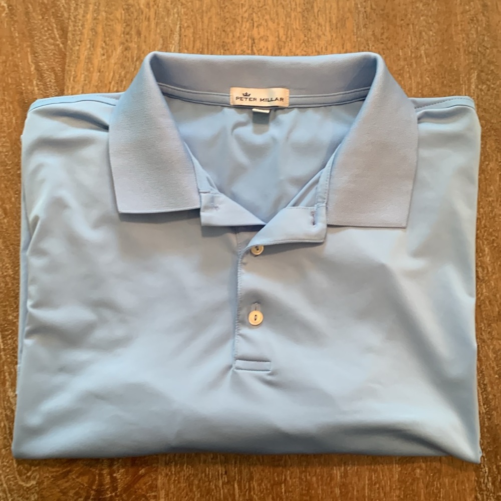 Peter Millar XXL Polo in Light Blue